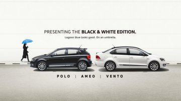 VW Polo, VW Ameo & VW Vento launched in Black & White edition