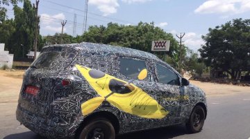 Renault RBC (Kwid-based 7-seater MPV) spied again [Update]