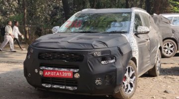 Kia SP2i (Hyundai Creta-rival) spotted testing in Delhi-NCR [Update]