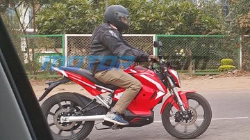 Production-ready Revolt electric motorcycle spied completely undisguised