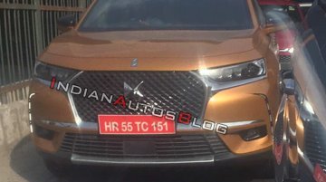 DS 7 Crossback spied on test in India yet again