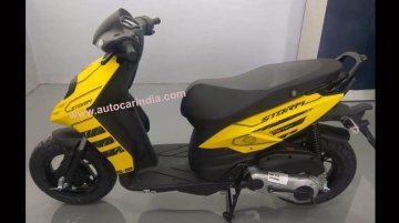 Aprilia Storm 125 drum brake variant spied