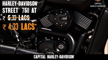 Harley-Davidson Street 750 available at INR 1 lakh dealer-level discount