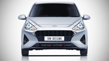 Next-gen 2020 Hyundai Xcent front - IAB Rendering