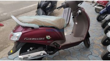 Suzuki Access 125 Special Edition spotted in Matte Red/Burgundy colour