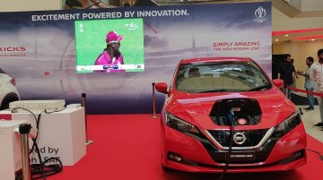 Nissan Leaf powers ICC World Cup 2019 match screening at Express Avenue mall in Chennai