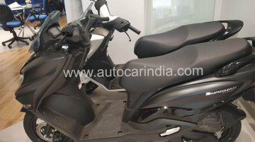 Matte Black Suzuki Burgman Street starts to arrive at dealerships