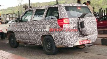 Updated Mahindra TUV300 Plus with BS-VI engine spied