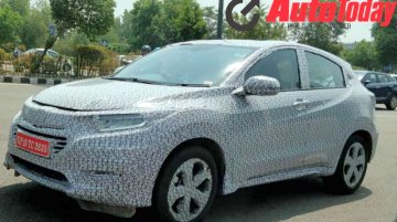 Honda HR-V local testing continues in India ahead of launch this year