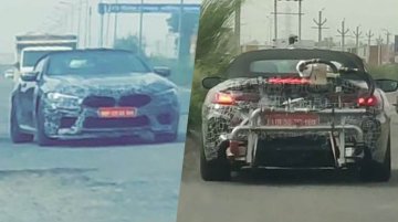 BMW M8 Convertible spied in India for the first time