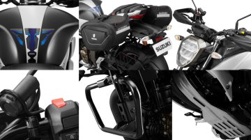 Check out the official accessories for Suzuki Gixxer 250