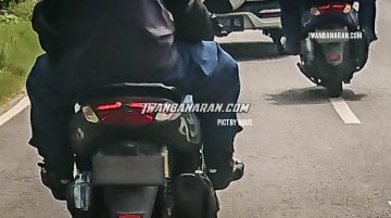 New Yamaha NMax 155 (facelift) spied with new LED taillamp