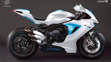 One-off MV Agusta F3 800 auctioned for €100,000 at UNICEF Summer Gala