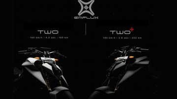 Emflux TWO and TWO+ electric motorcycles teased again