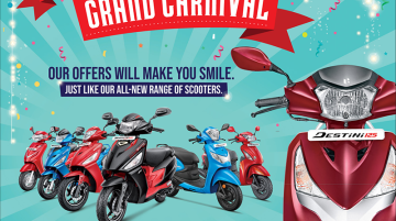 Hero MotoCorp scooter range available with special offers and discounts