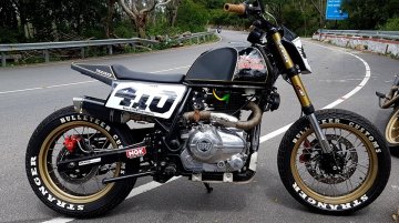 Modified Royal Enfield Himalayan gets Flat Tracker styling from Bulleteer Customs