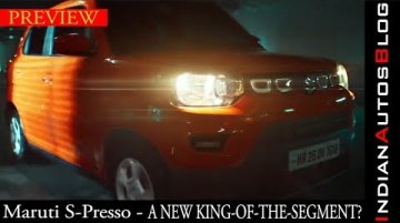 2020 Maruti S-Presso | Preview | Maruti-Suzuki's Answer to Renault Kwid and Datsun redi-GO