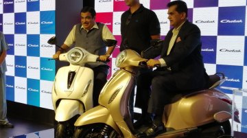 Bajaj Chetak Electric Scooter - Image Gallery