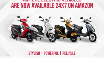 Ampere electric scooters now available on Amazon India