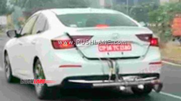 Honda Insight hybrid sedan spied in India for the first time