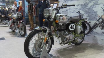 Royal Enfield stand at EICMA 2019 | Flat Track RE and other custom models