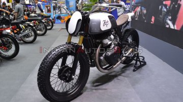 Royal Enfield Continental GT 650-based flat-tracker - 2019 Thai Motor Expo Live