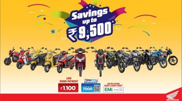 Honda 2Wheeler India products available with discounts and low down payment