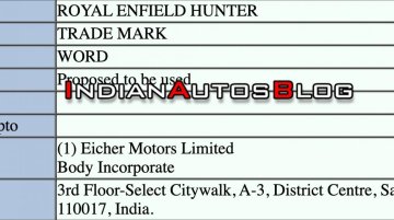 Exclusive: Trademark application for Royal Enfield Hunter filed in India