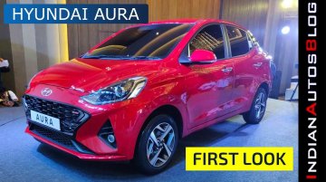 Hyundai Aura Unveiled | First Look at Xcent Successor (Hindi)