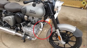 BS-VI Royal Enfield Classic 350 Gunmetal Grey arrives at dealership [Video]