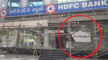 Upcoming Revolt Motors dealership spotted in Hyderabad