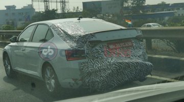 2020 Skoda Superb (facelift) spied in India, to debut at Auto Expo 2020