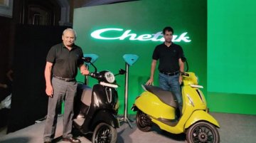 Bajaj Chetak Electric स्कूटर भारत में  लॉन्च, प्राइस INR 1 लाख , जानें बुकिंग डिटेल