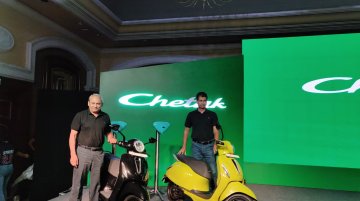 Chetak electric scooter launched in India, priced from INR 1 lakh