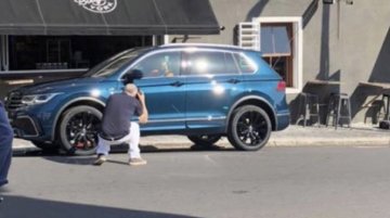 2020 VW Tiguan (facelift) spied naked during ad shoot, to be unveiled soon