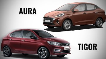 Hyundai Aura vs. 2020 Tata Tigor - Specs, features and prices compared