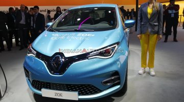 Renault Zoe electric car (due in 2021) - Live From Auto Expo 2020