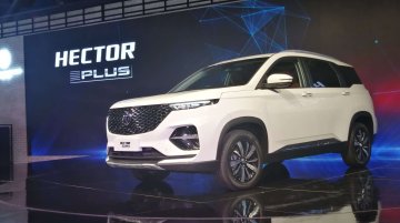 MG Hector Plus at Auto Expo 2020 - Image Gallery