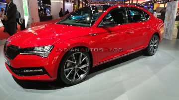 2020 Skoda Superb Sportline (facelift) diesel - Live From Auto Expo 2020