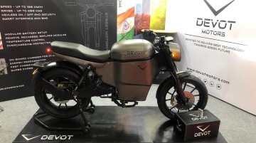 Devot Motors electric motorcycle prototype - Live From Auto Expo 2020