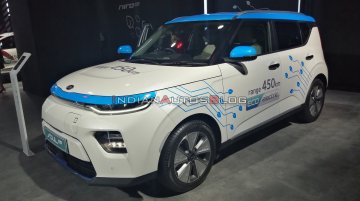 Kia e-Soul with 452 km range - Live From Auto Expo 2020