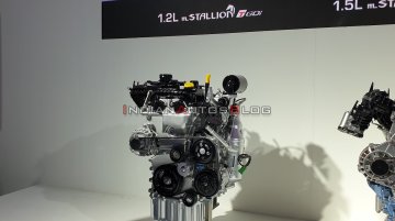 Mahindra mStallion TGDi petrol engines at Auto Expo 2020 - Image Gallery