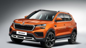 Production Skoda Vision IN SUV (Hyundai Creta rival) - IAB Rendering