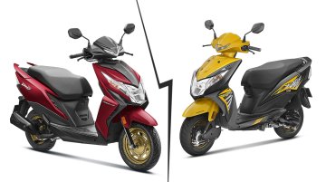 BS-VI Honda Dio vs. BS-IV Honda Dio - Old vs. New