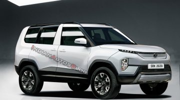 Production Tata Sierra EV with sliding rear doors - IAB Rendering