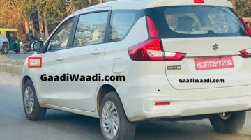 BS-VI Maruti Ertiga diesel (BS-VI Maruti Tour M diesel) testing continues, spied again