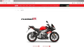 Aprilia Tuono 125 - Image Gallery