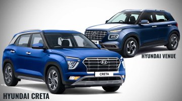 Hyundai Venue vs. 2020 Hyundai Creta - What does the extra INR 3 lakh get you?