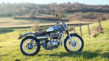 Custom Royal Enfield Classic 500 EFI is a stunning French Scrambler by BAAK