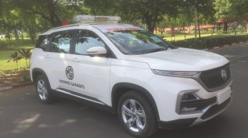 MG Hector Ambulance - Image Gallery